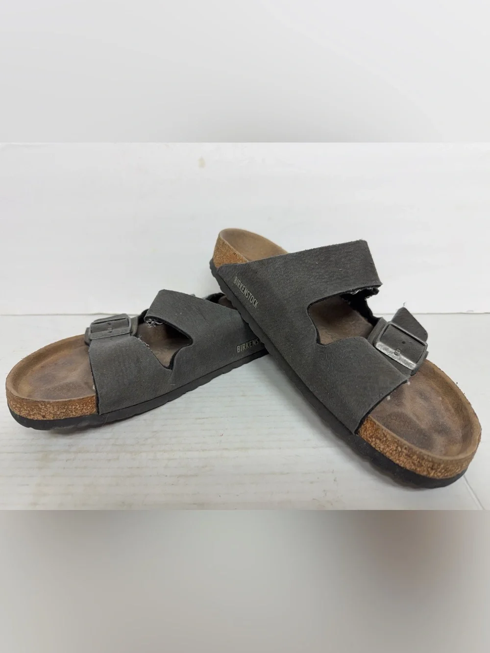 Birkenstock Arizona Sandals Gray Anthracite EU 42 US Men 9 W11 NICE
